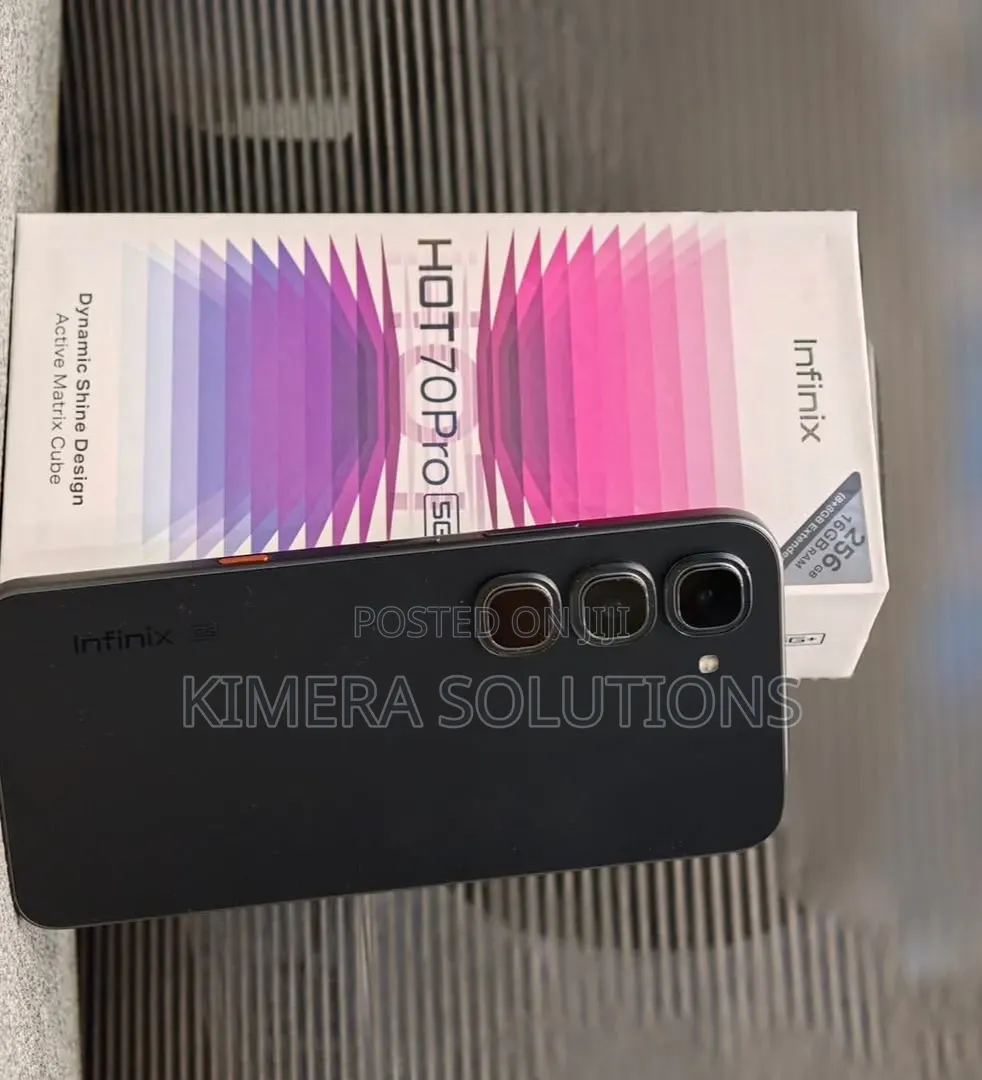 New Infinix Hot 70 Pro 5G+ 256 GB Black
