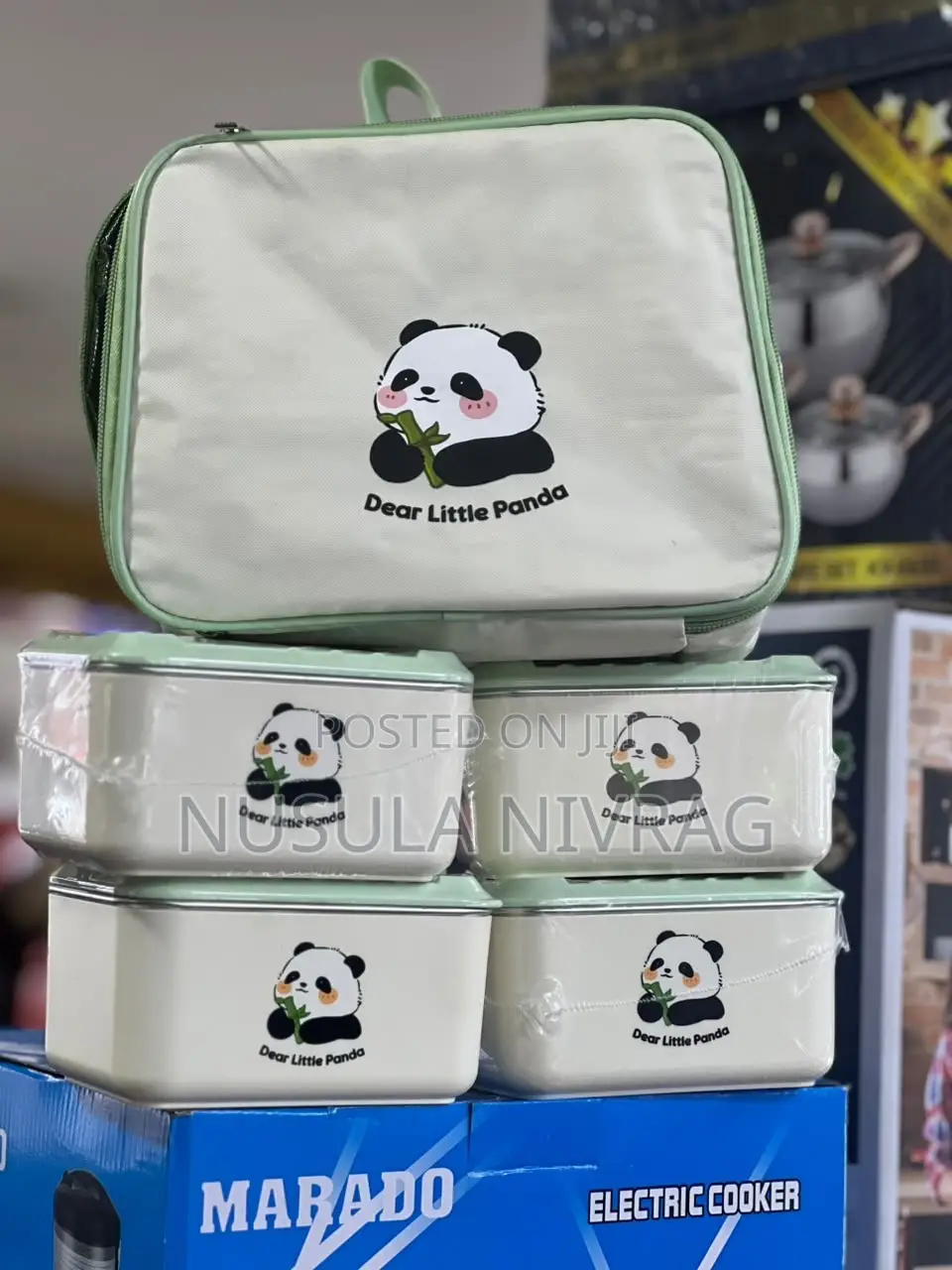 Dear Little Panda Lunch Bag