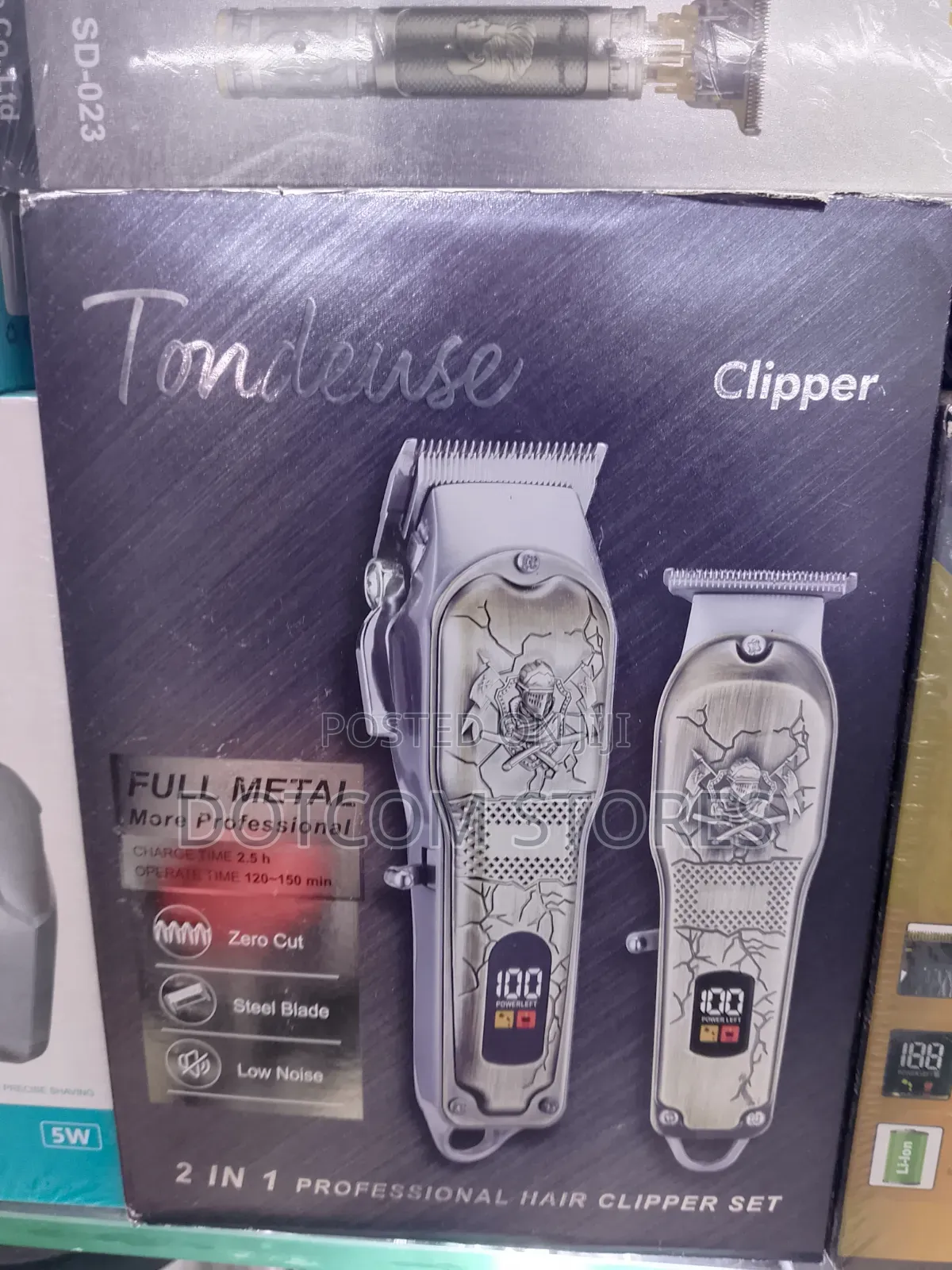 2-in-1 Professional Tondease Hair Clipper and Trimmer Set