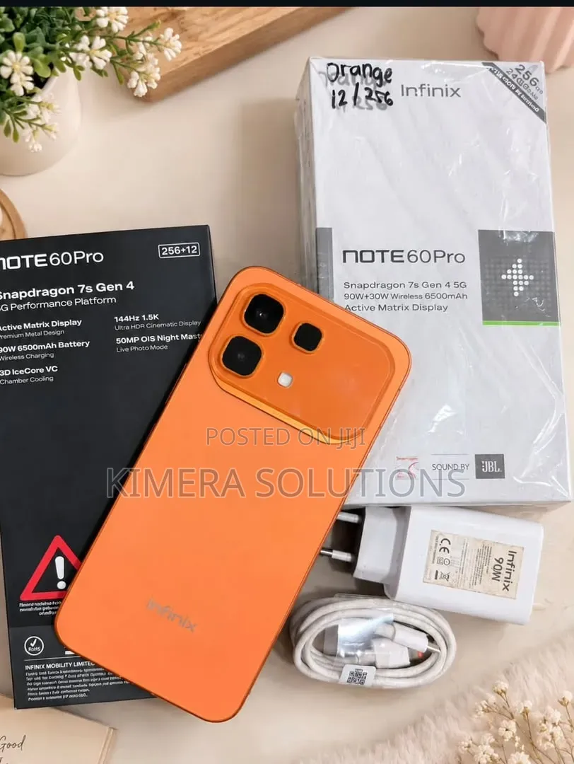 New Infinix Note 60 Pro 256 GB Orange