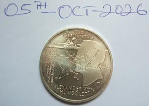 2019 Silver 20 Euro Medal- 250th Birthday for Alexander Von Humboldt
