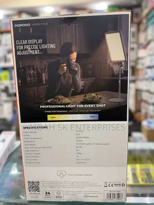 Porodo Lifestyle Cannes Frame 19" Rechargeable LED Fill Light