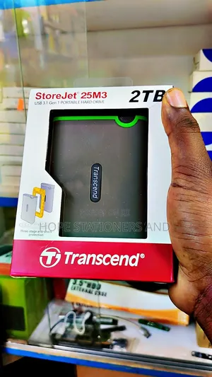 New 2TB Transcend External Hard Drive