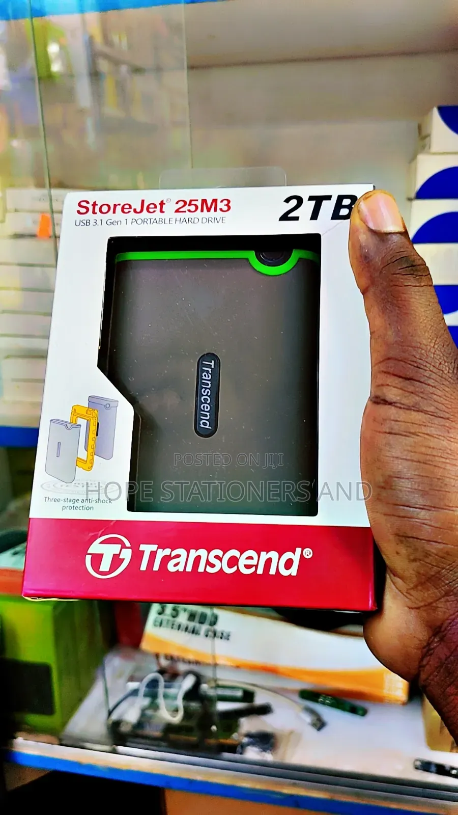New 2TB Transcend External Hard Drive