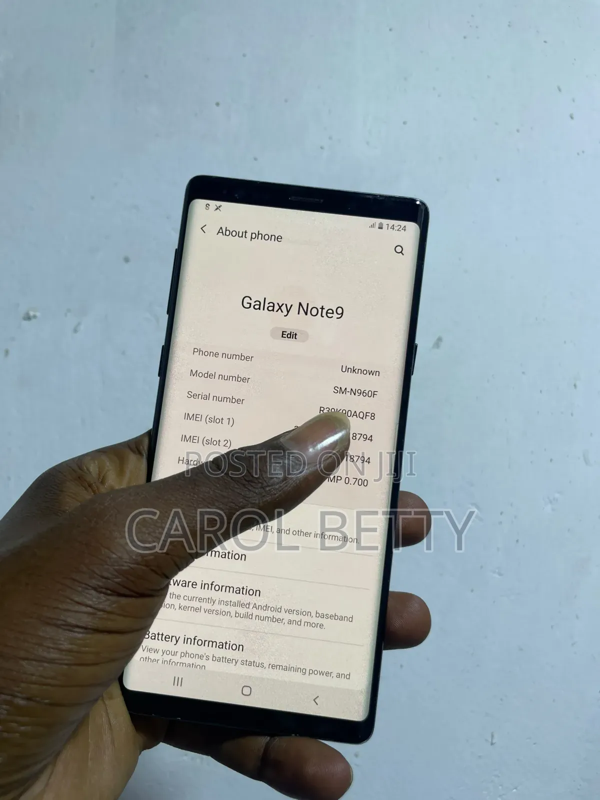 Samsung Galaxy Note 9 128 GB Black