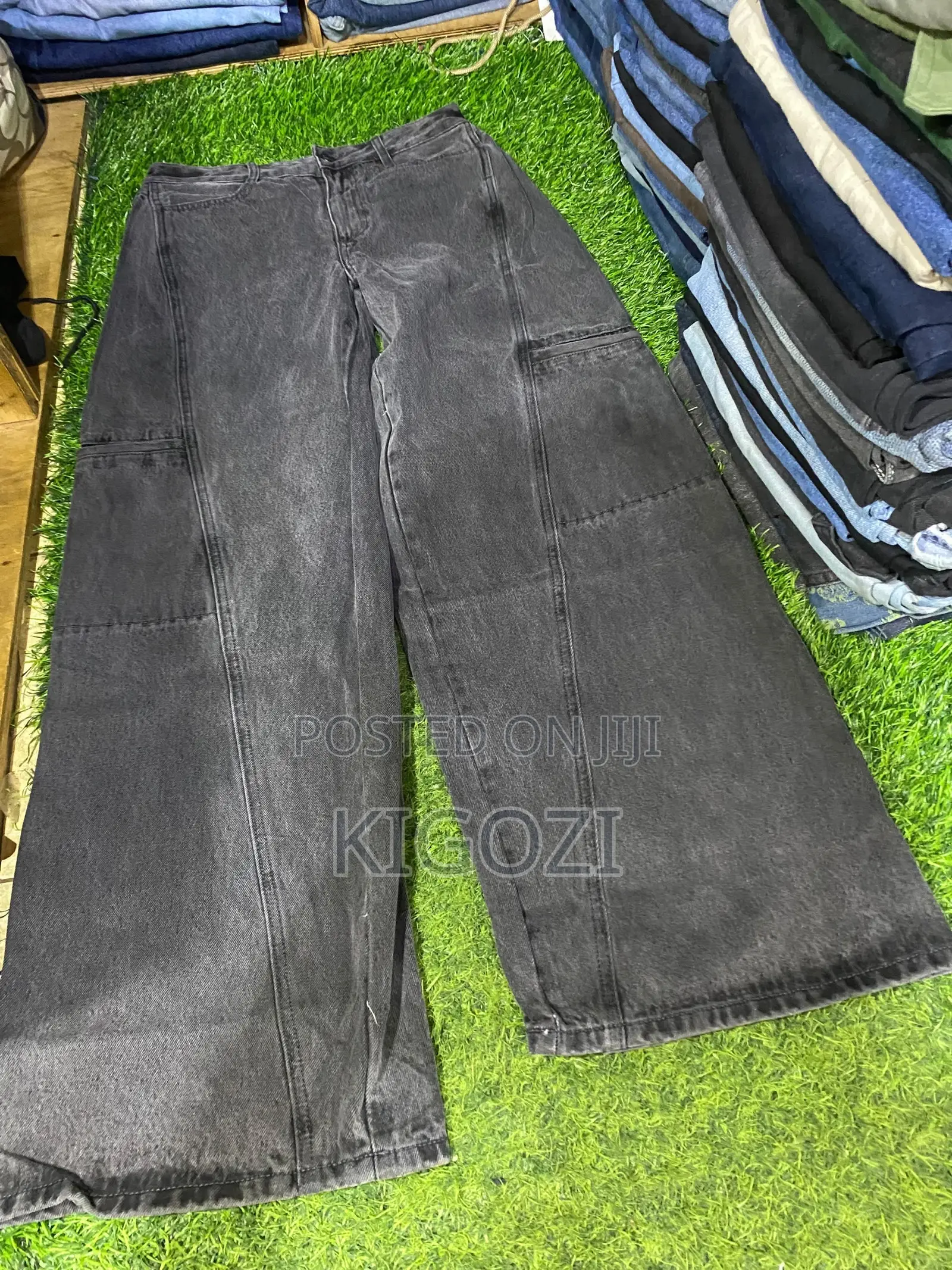 Ladies High Waist Jeans - All Sizes 28-40 - Blue & Black Used- Kampala