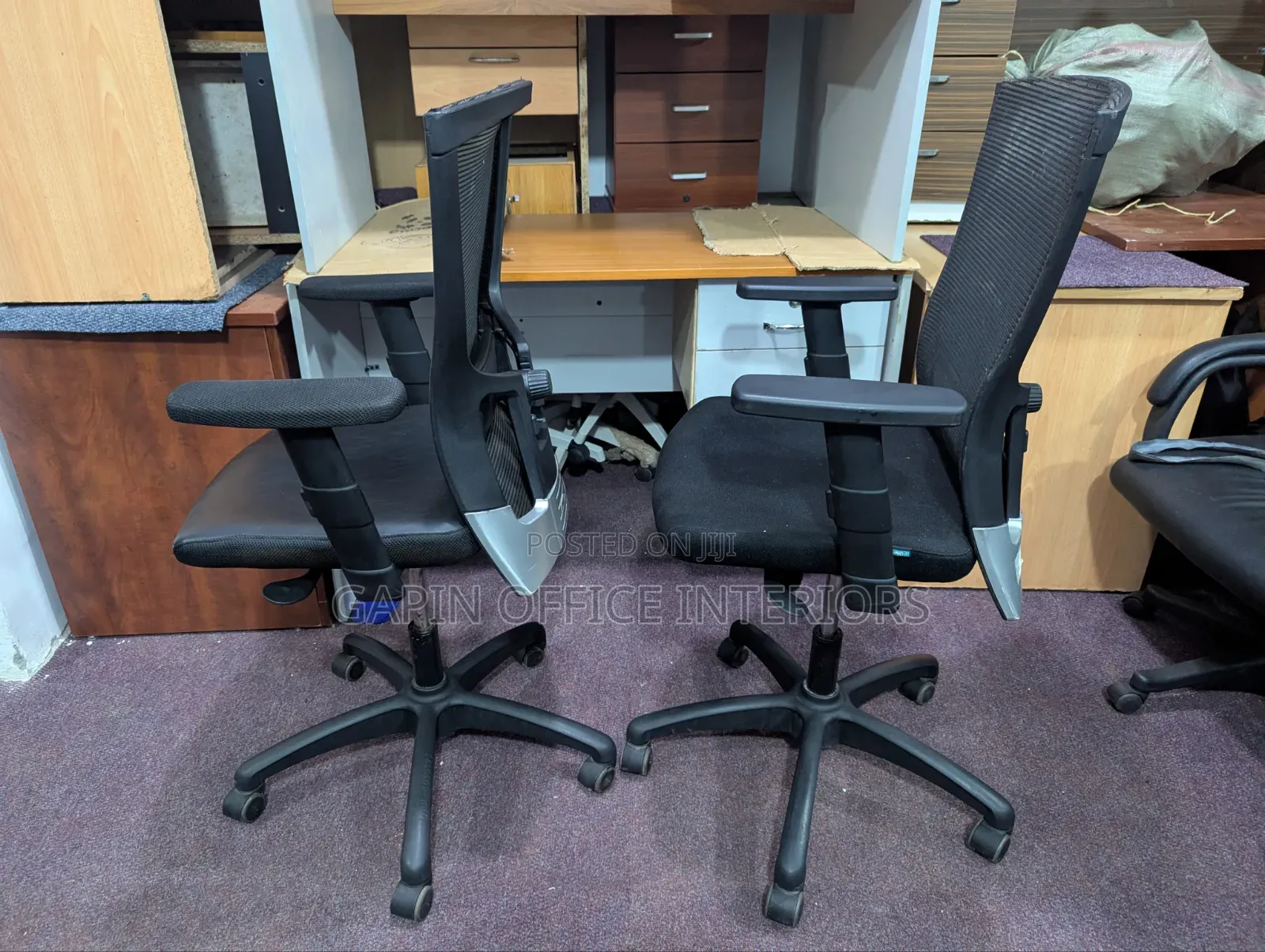 Second Hand Adjustable Office Chairs, Price for Each Piece