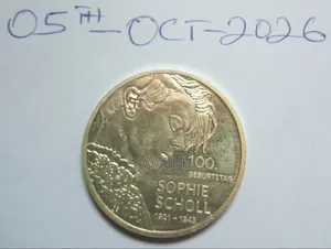 2021 Silver 20 Euro -Sophie Scholl Commemorative Medal - AUNC