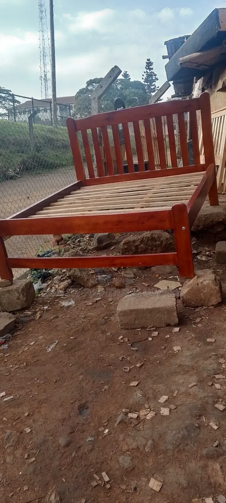 5x6 Hardwood Bed
