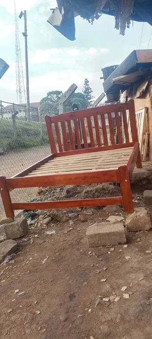 5x6 Hardwood Bed