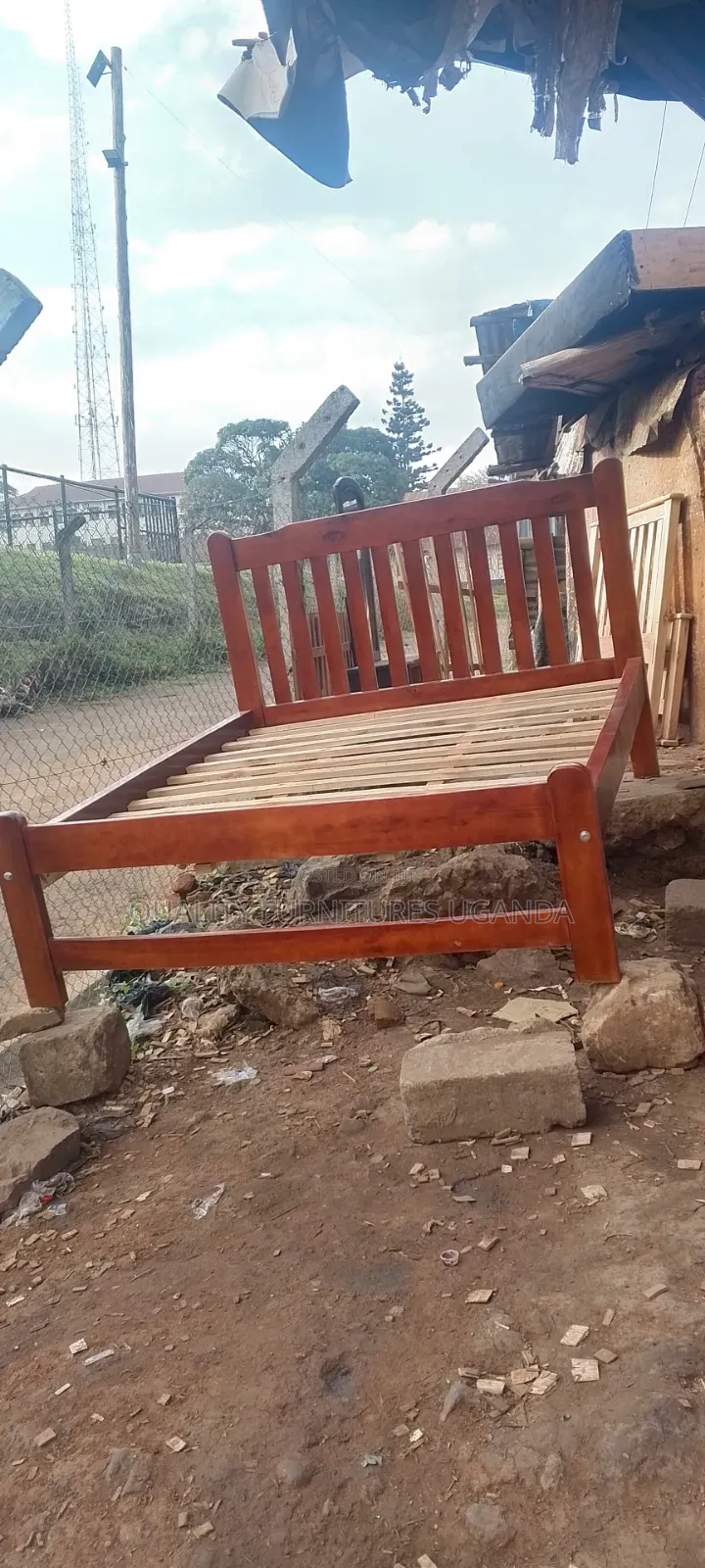 5x6 Hardwood Bed