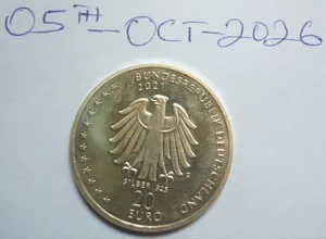 2021 Silver 20 Euro - Sebastian Kneipp Commemorative -AUNC