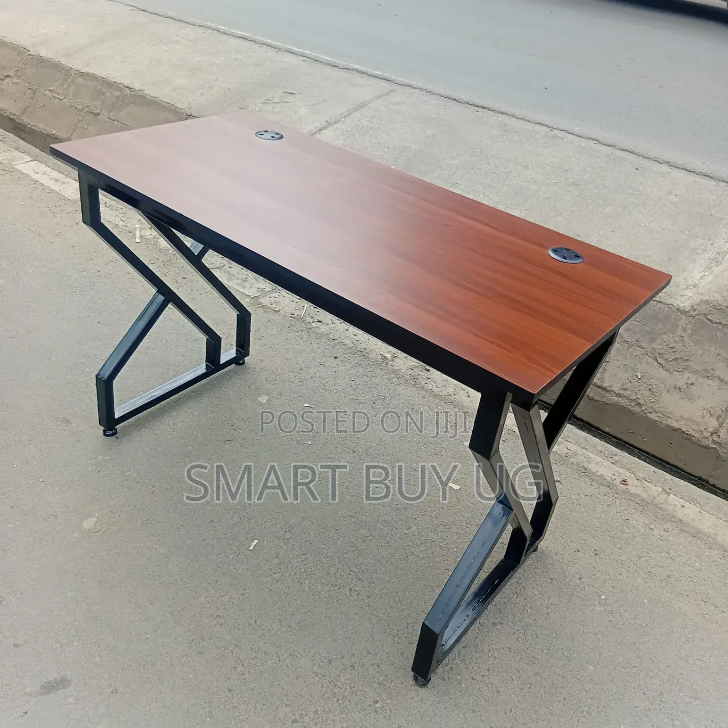 Office Desks Tables 120cm Brown Brand New Metallic Office Desk