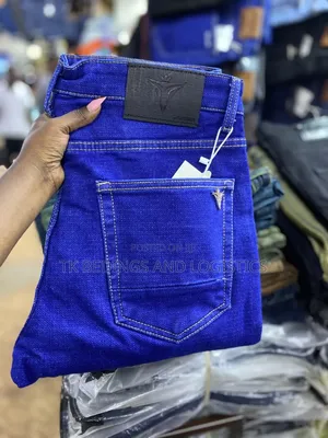 Men Light Blue Jeans