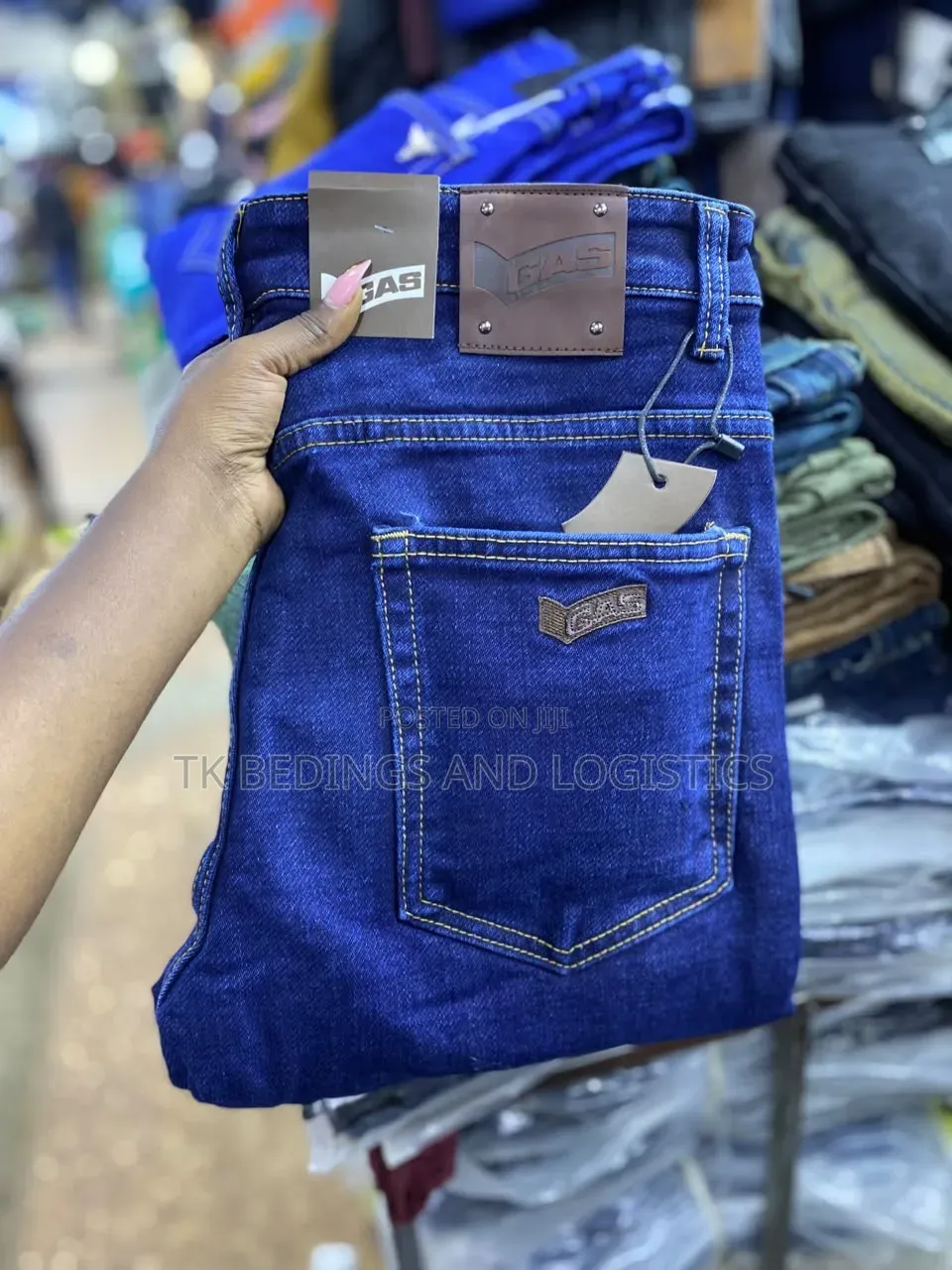 Men Light Blue Jeans