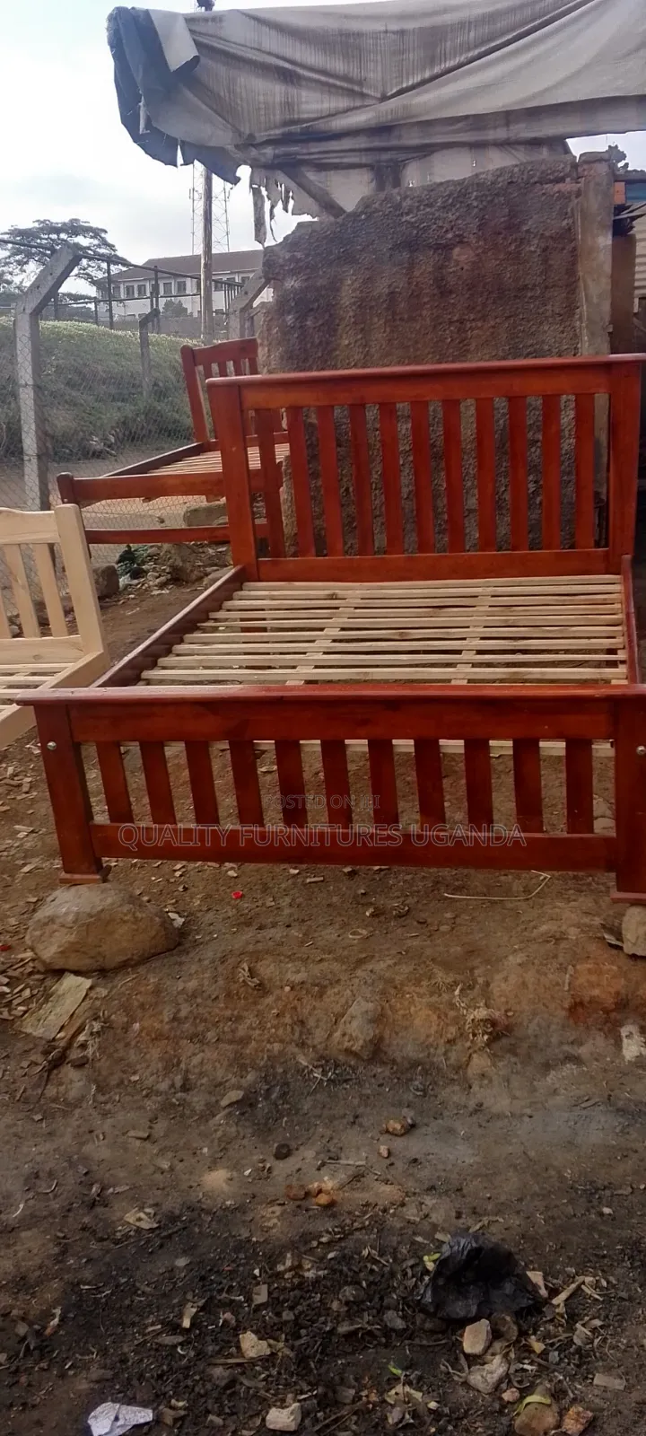 5x6 New Wooden Bed  