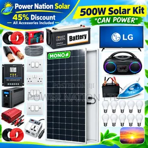 500w Massive Clean Energy Solar System Full Kit