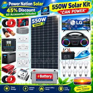 550w Massive Clean Energy Solar System Full Kit