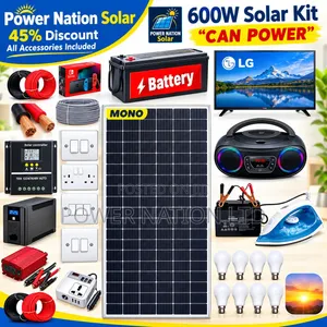 600w Massive Clean Energy Solar System Full Kit