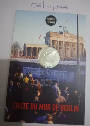 2019 Silver 10 Euro- 30 Years Fall of Berline Wall + Box for the Medal