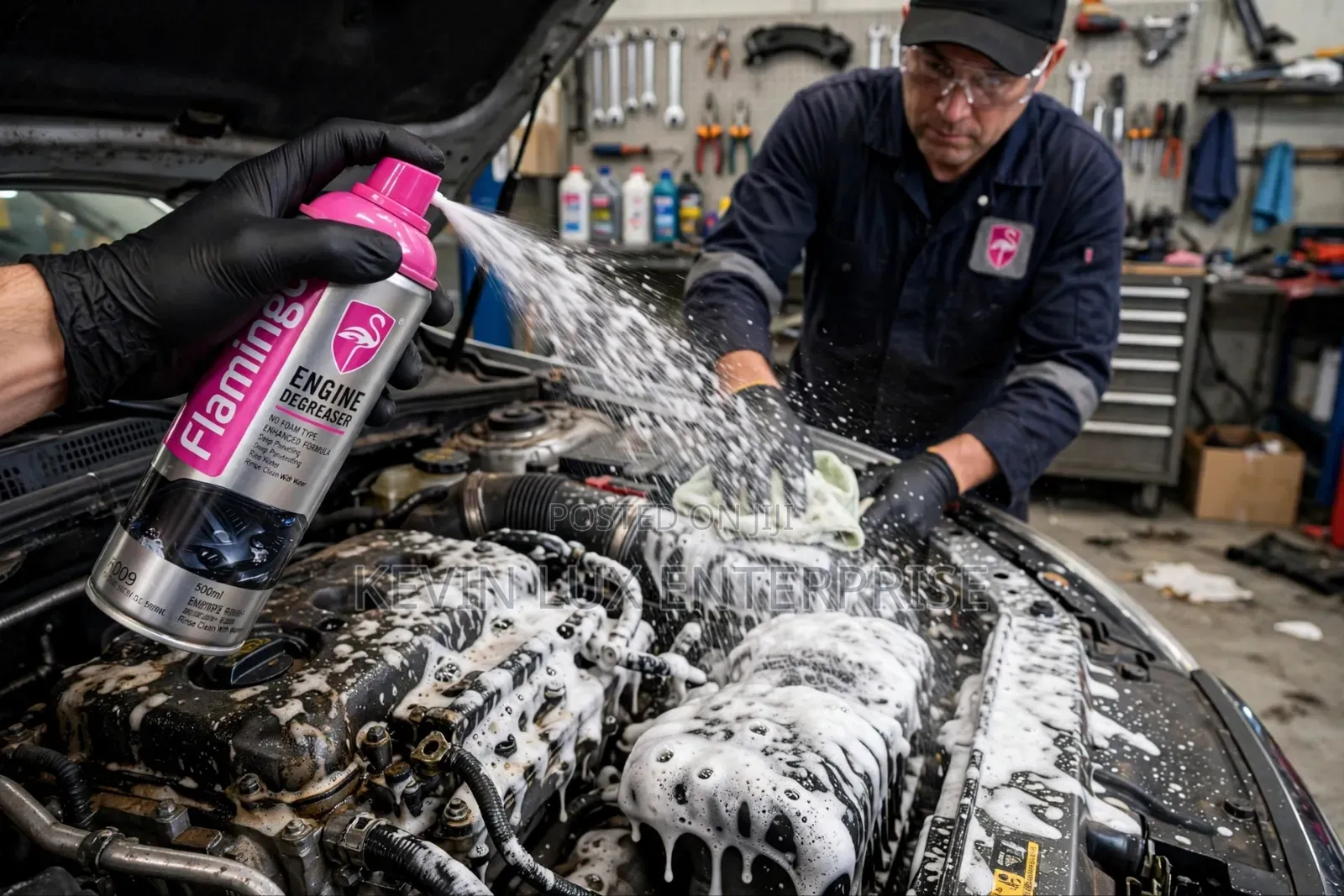 Engine Degreaser Spray Cleaner