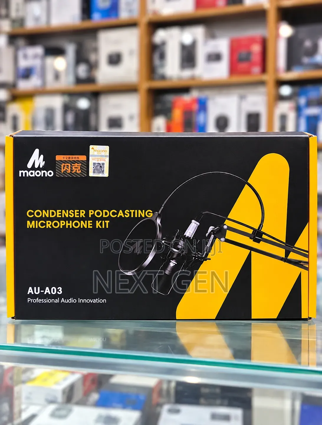 Maono AU-A03 Condenser Podcast Microphone Kit
