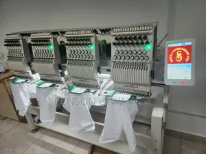 4-Head, 15 Needled Embroidery Machine