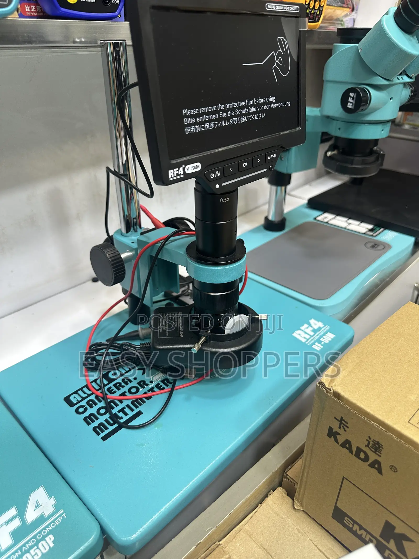 RF4 RF-50M Digital Microscope 3-in-1 Workstation Monocular Lens