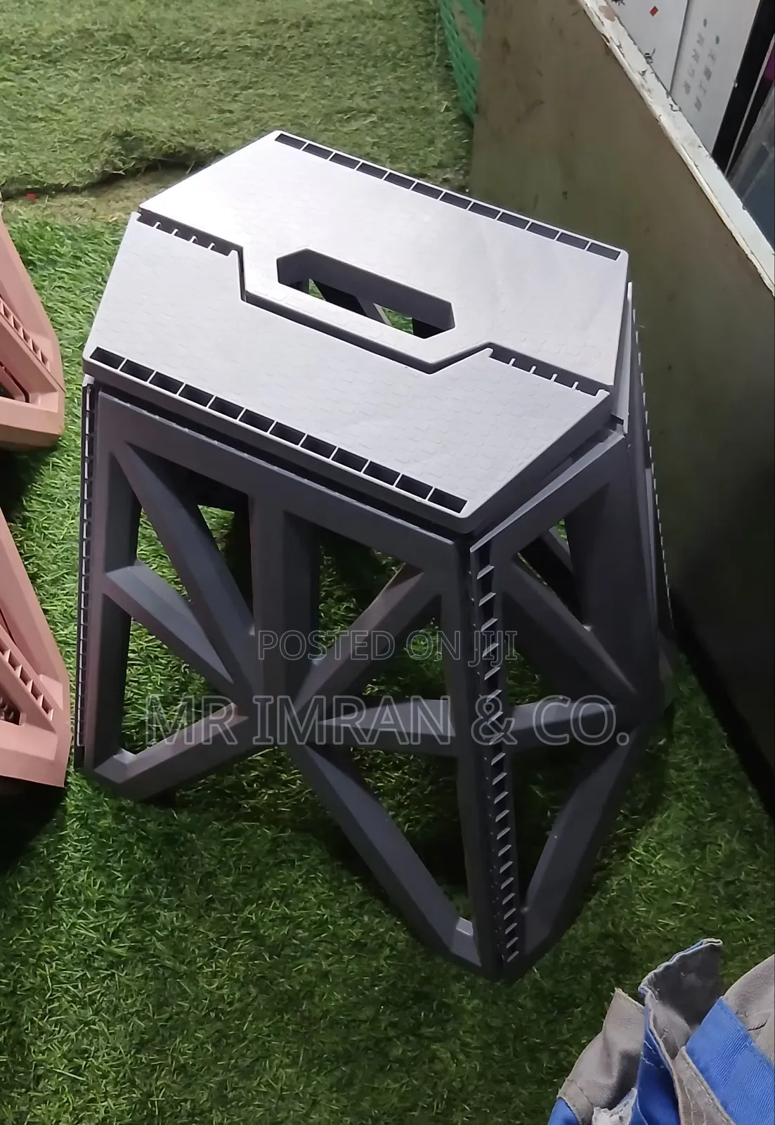 Foldable Heavy-Duty Collapsible Plastic Step Stool.