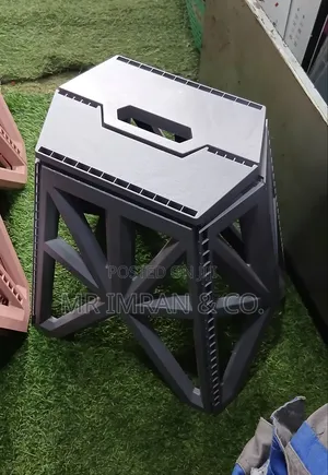 Foldable Heavy-Duty Collapsible Plastic Step Stool.