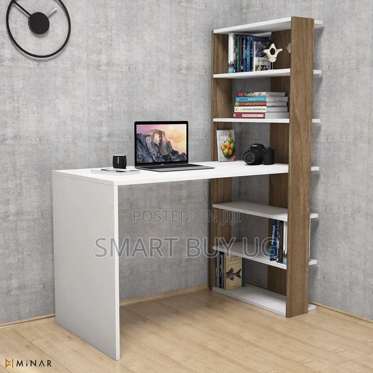 Modern Office Table/Office Table/Reading Desk/Black Frame Ct42