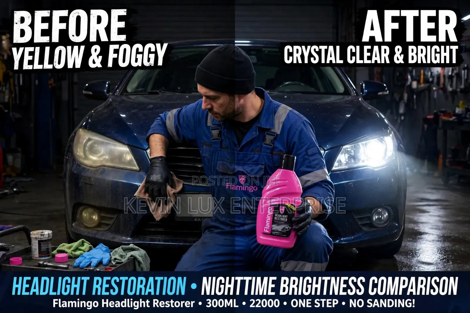 Car Head Light Cleaner Restorer
