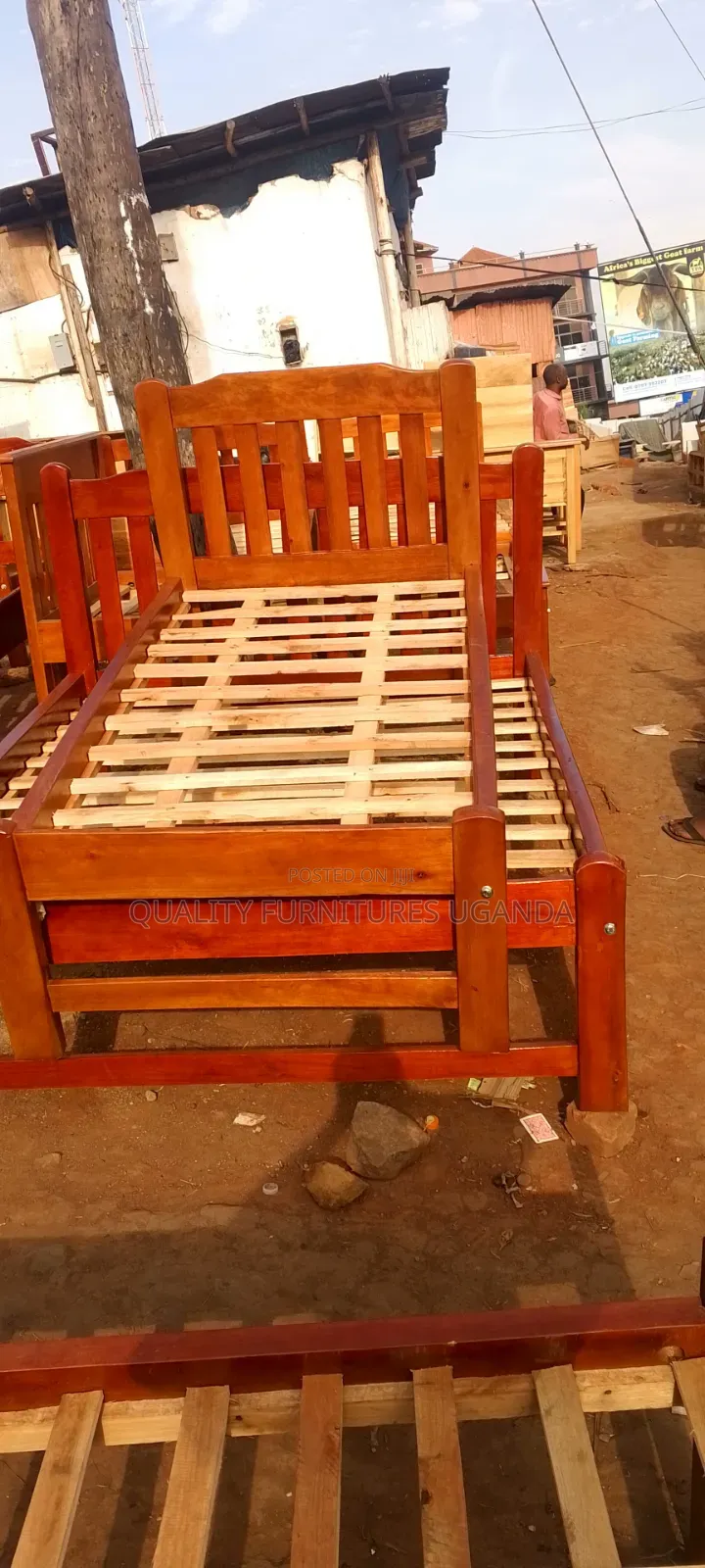 3x6 Twin Wooden Bed 