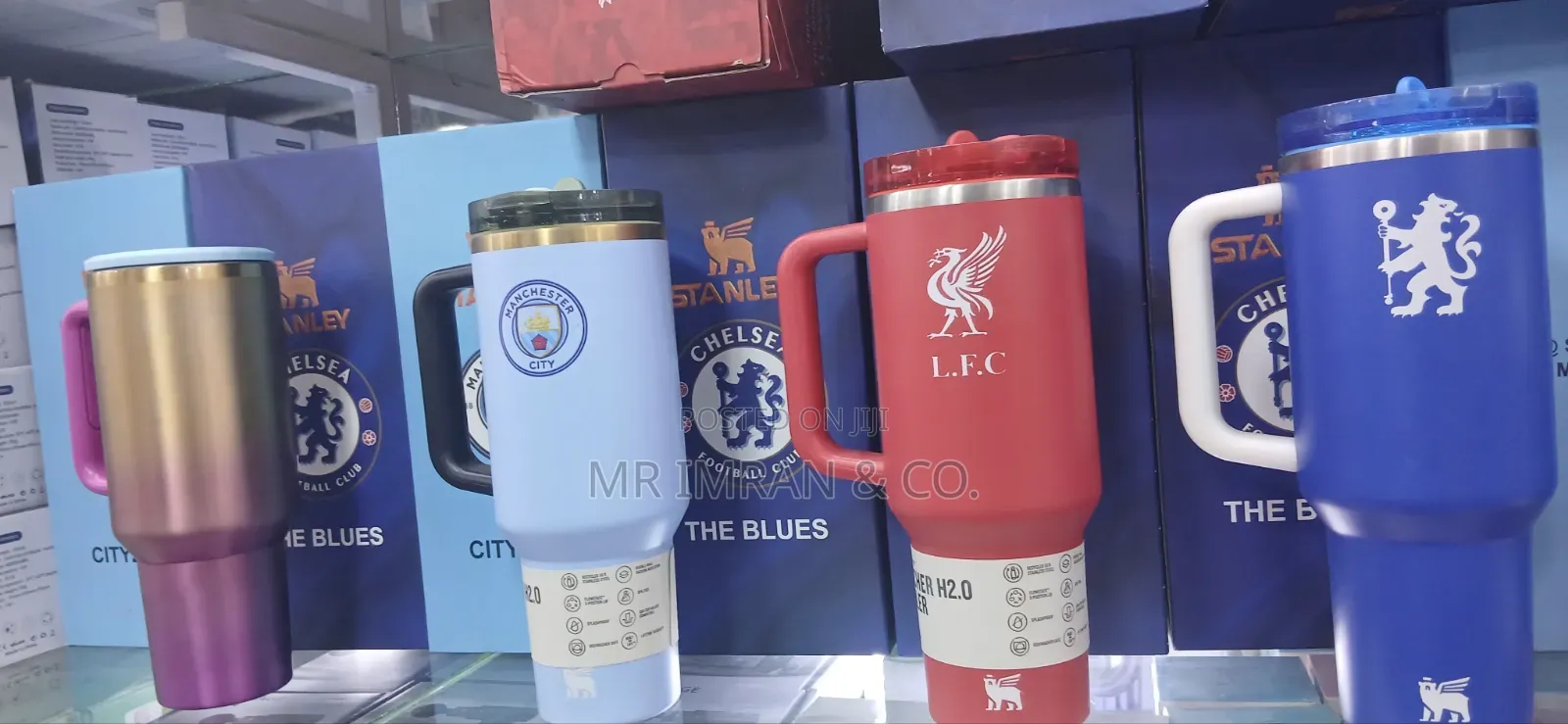 Football Club-Branded Insulated Travel Tumblers