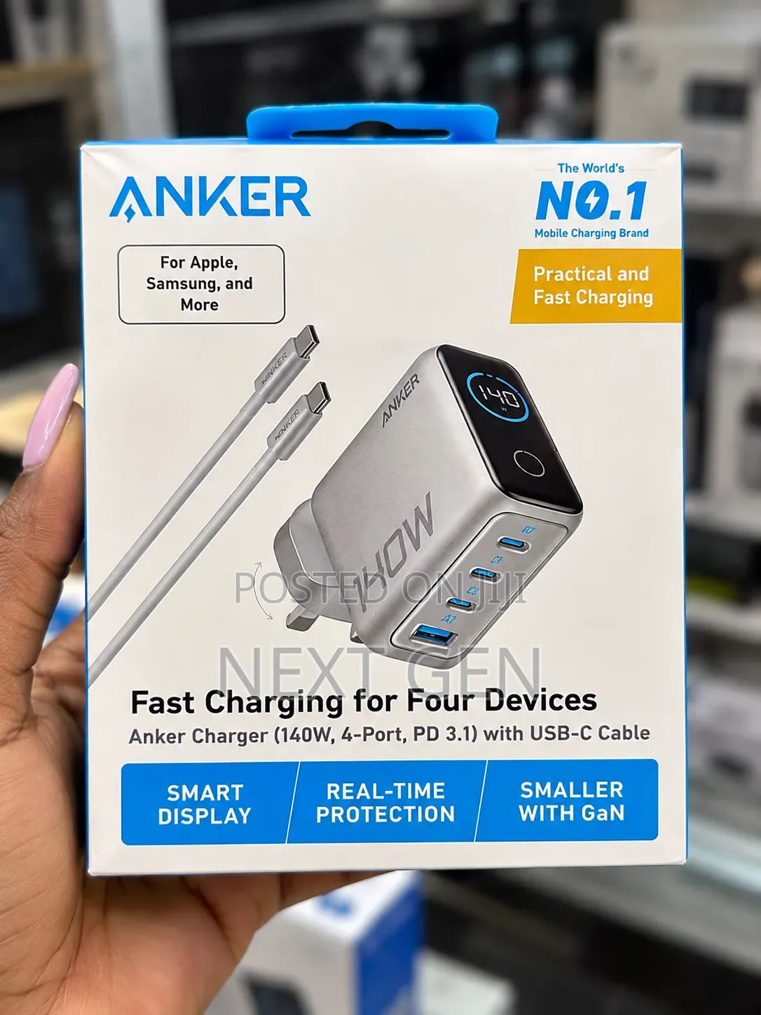 Anker 140W USB-C Charger.