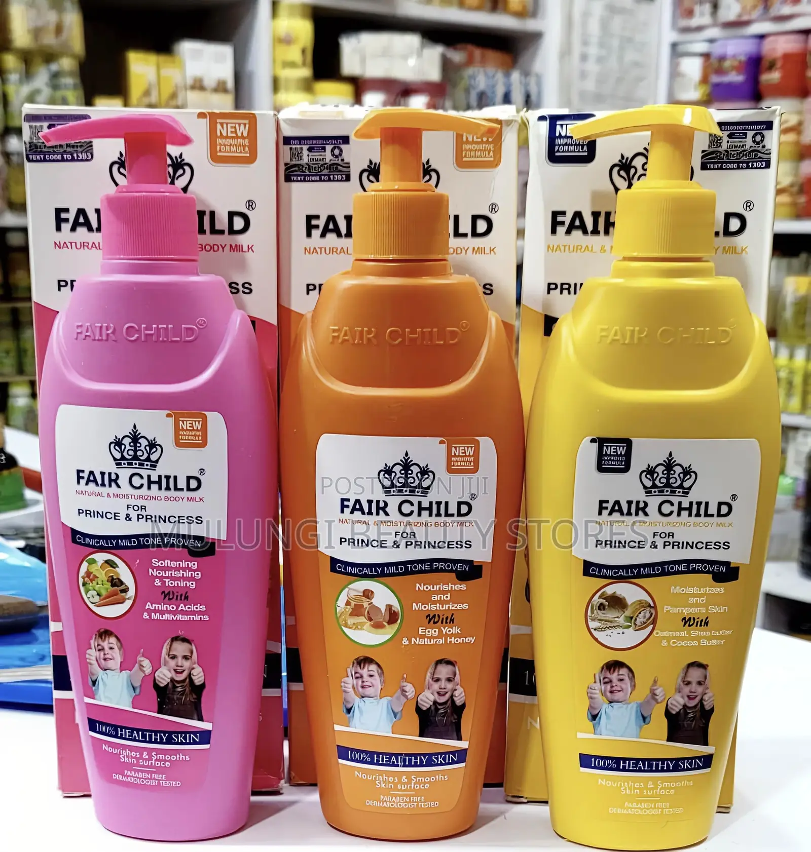 Fair Child Natural & Moisturizing Body Milk for Prince & Princess.
