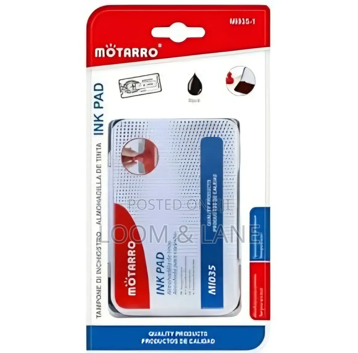 Motarro Black Ink Stamp Pad