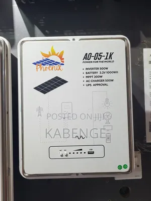 Phoenix AO-05-1K 500W Portable Solar Inve With1000Wh Battery & MPPT