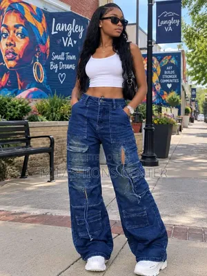 Ladies Baggy Jeans