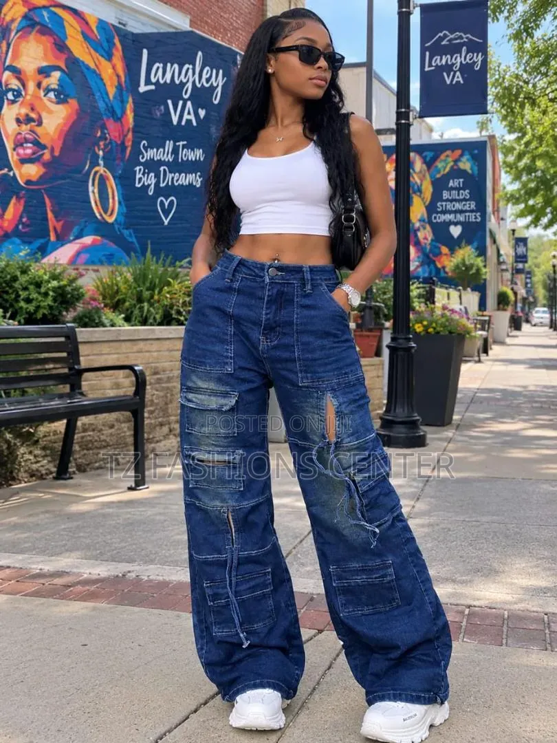 Ladies Baggy Jeans
