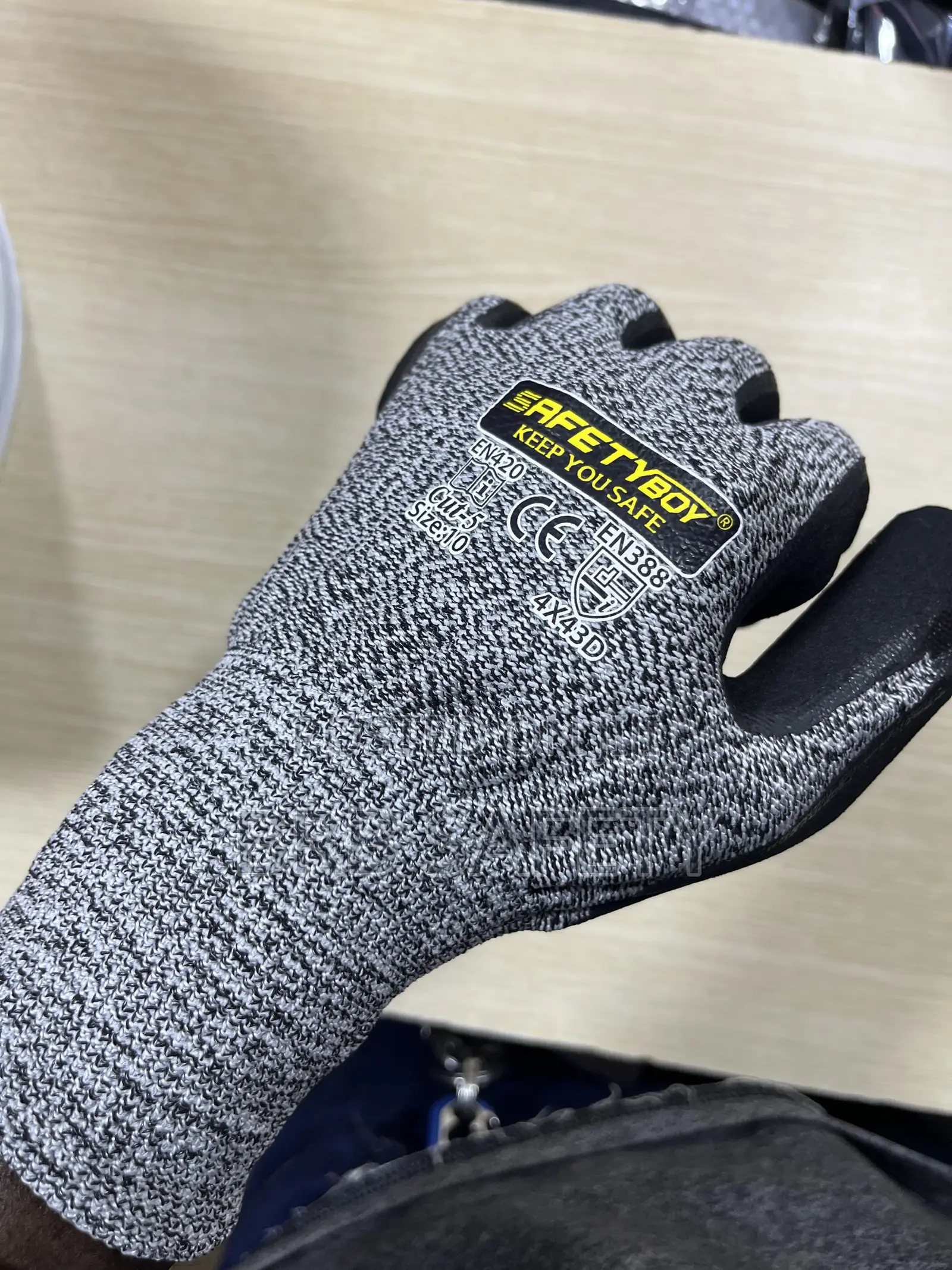 Anti Cut Safety Gloves.