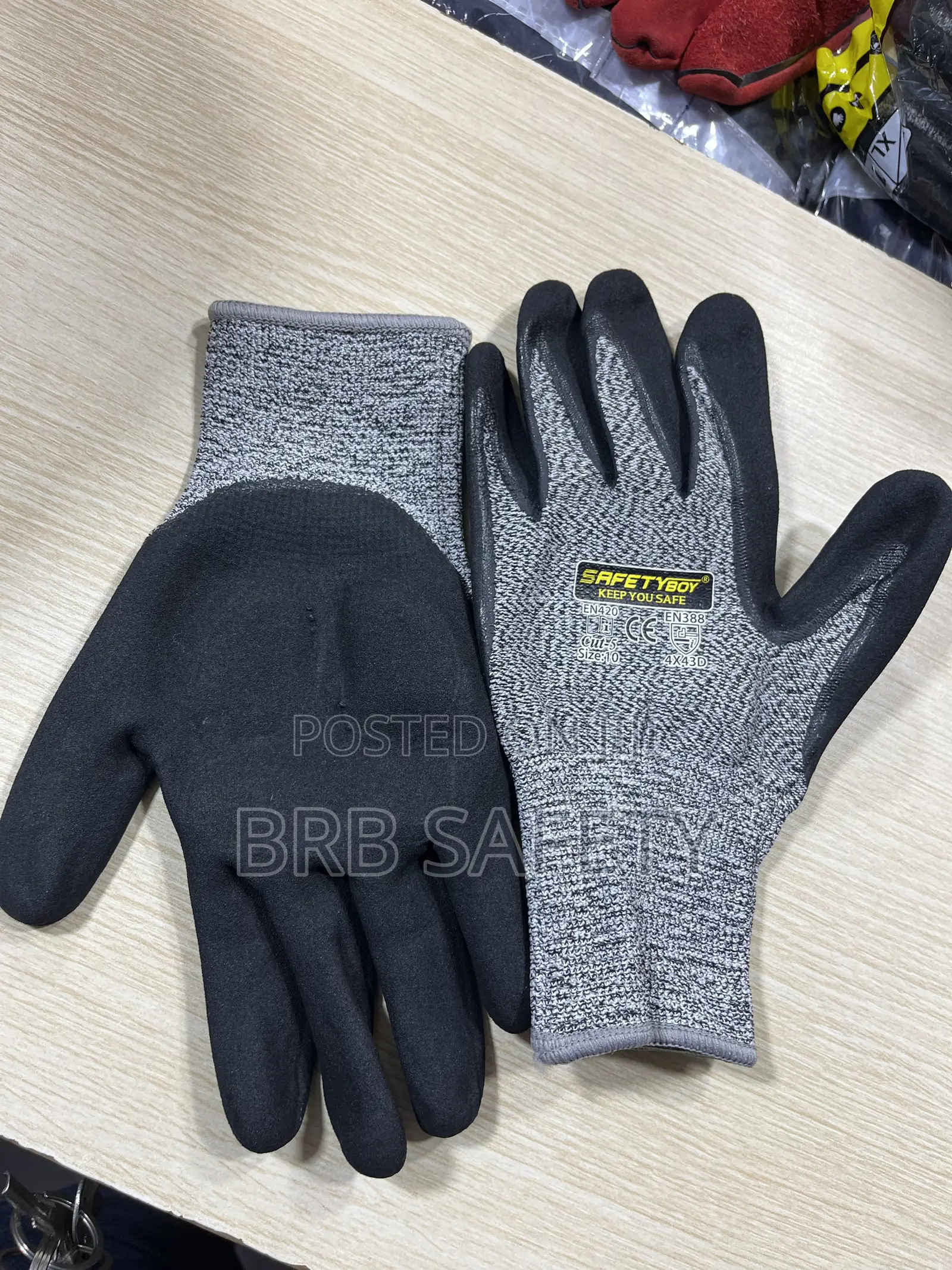 Anti Cut Safety Gloves.