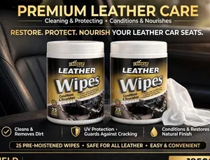 Leather Cleaning and Protecting Wipes 25 PCS