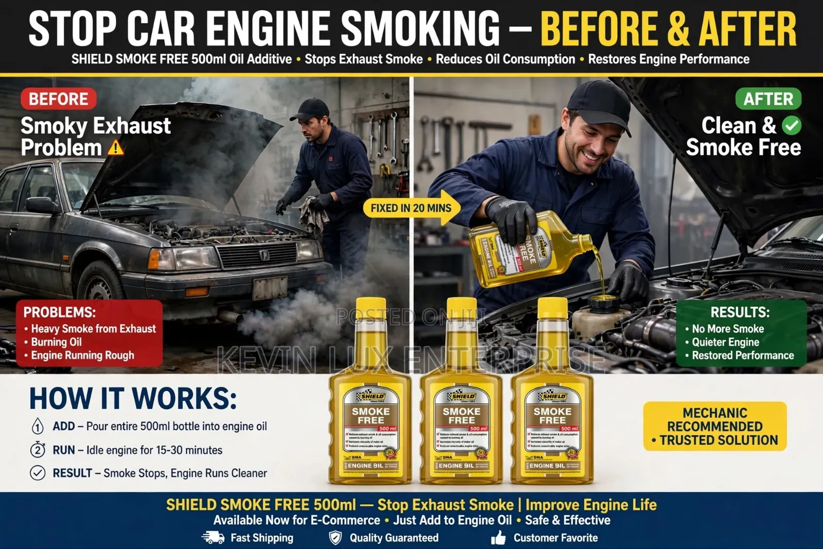 Stop Car Engine Smoke