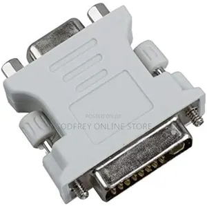 DVI-Male to VGA 15-Pin HD (3 Rows) Female Video Adapter