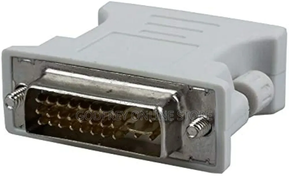 DVI-Male to VGA 15-Pin HD (3 Rows) Female Video Adapter