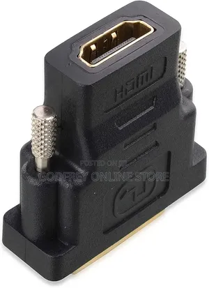 DVI-D (24+1 Pin) Male to HDMI 19-Pin Female Adapter