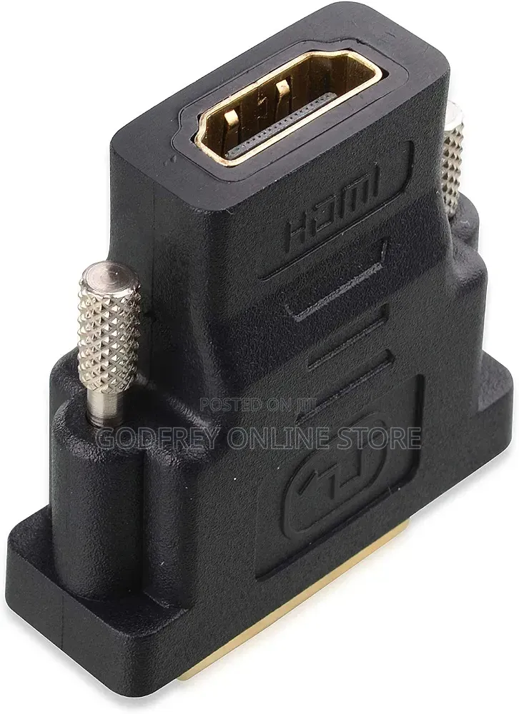 DVI-D (24+1 Pin) Male to HDMI 19-Pin Female Adapter