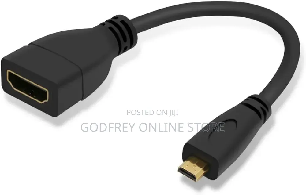 Micro HDMI Male to HDMI Female Adapter Short Cable 10cm