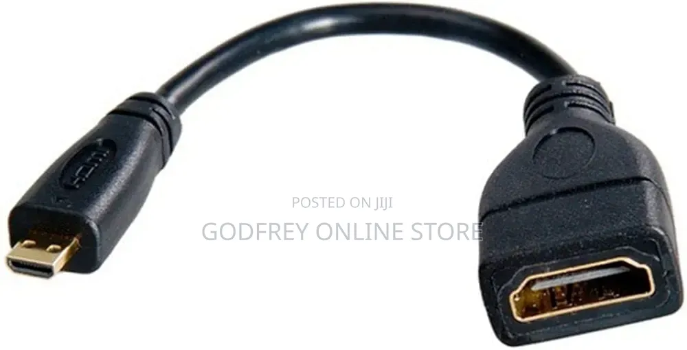 Micro HDMI Male to HDMI Female Adapter Short Cable 10cm